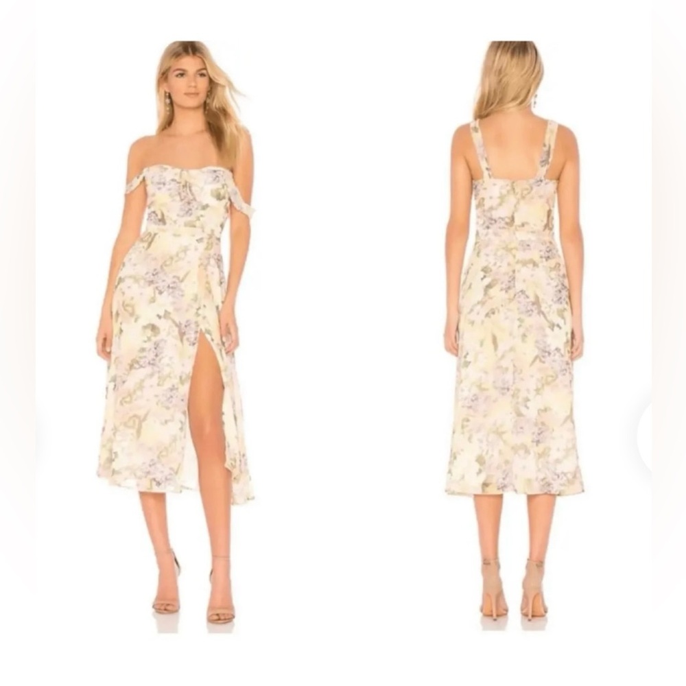 Yumi kim Ariana dress garden light lemon